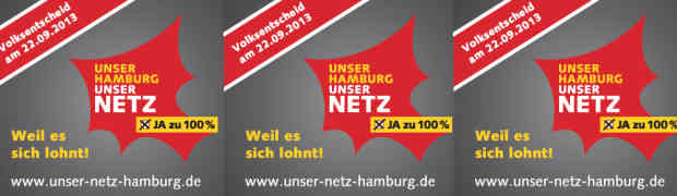 Hamburger Energienetze in die Öffentliche Hand!